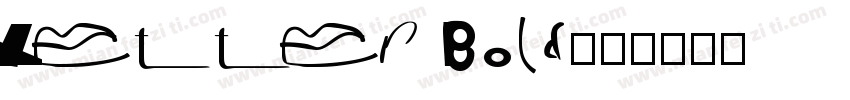Letter Bold字体转换